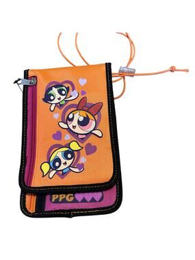 Y2K 2001 The Powerpuff Girls Wallet Shoulder Bag Orange